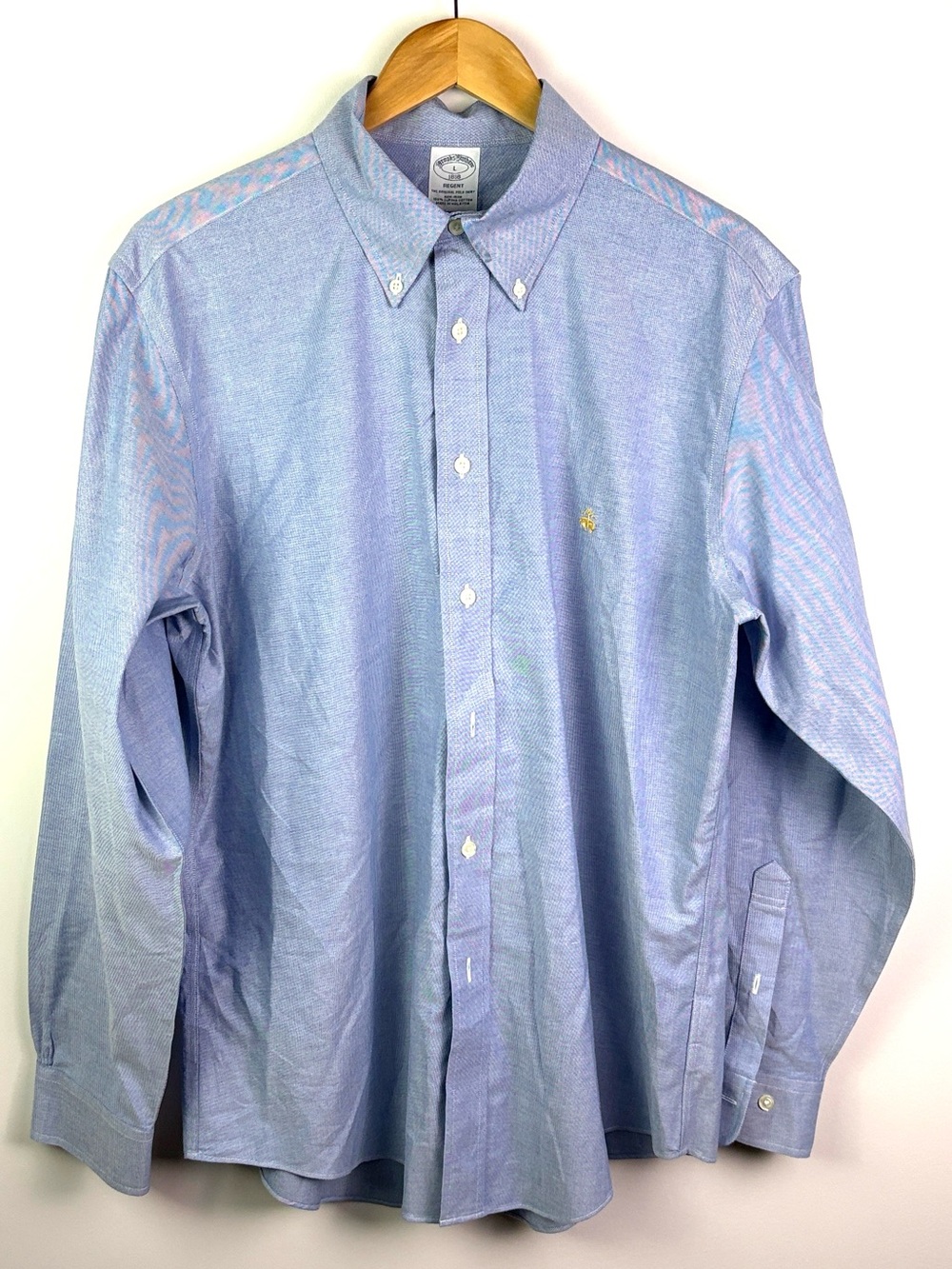 Brooks Brothers Light Blue Button-Down Dress Shirt size L